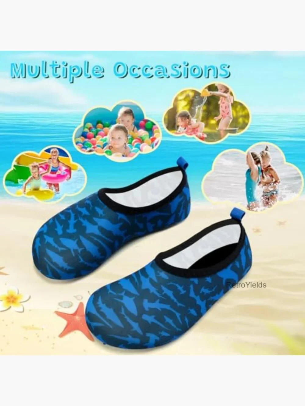Kids Quick Dry Water Shoes for Beach Swim Outdoor Sports